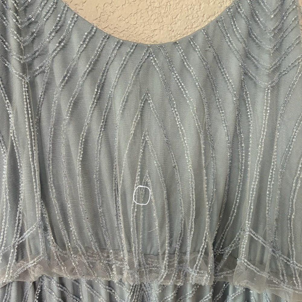 Revelry French Blue Gigi Beaded Dress Size XXL - Picture 10 of 11